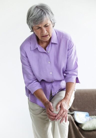 Douleur au genou due à l'arthrose